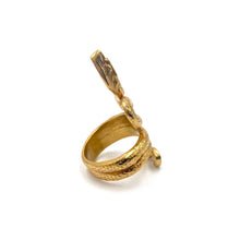 Load image into Gallery viewer, Nicky Butler Fashion Gold-Tone Serpent Knuckle Ring