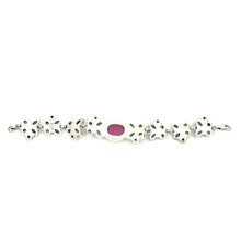 Load image into Gallery viewer, Nicky Butler SS Rose Pink Chalcedony Multi Gem Bracelet