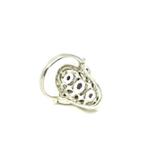 Load image into Gallery viewer, Nicky Butler SS Amethyst Gem Leaf Ring