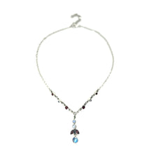 Load image into Gallery viewer, Nicky Butler SS Moonstone Multi Gem Drop Necklace