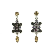 Load image into Gallery viewer, Nicky Butler SS Amethyst Multi Gem Drop Earrings (Copy)