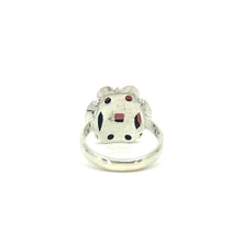 Load image into Gallery viewer, Nicky Butler SS Garnet Gemstone Shapes Ring