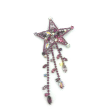 Load image into Gallery viewer, Nicky Butler Fashion Pink Multi Crystal Shooting Star Brooch