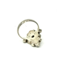 Load image into Gallery viewer, Nicky Butler SS Rainbow Moontone Multi Gem Cluster Ring