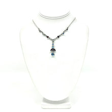 Load image into Gallery viewer, Nicky Butler SS Moonstone Multi Gem Drop Necklace
