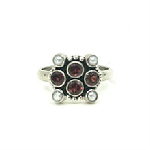 Load image into Gallery viewer, Nicky Butler SS Garnet &amp; FWP Ring
