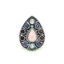 Load image into Gallery viewer, Nicky Butler SS Pink Opal Multi Gem Bold Pear Ring