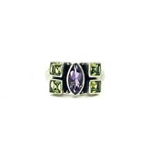 Load image into Gallery viewer, Nicky Butler SS Amethyst Multi Gem Band Ring