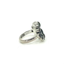 Load image into Gallery viewer, Nicky Butler SS Green Tourmaline &amp; Garnet Gem Ring