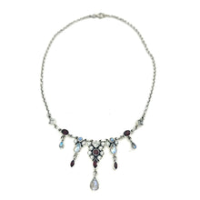Load image into Gallery viewer, Nicky Butler SS Garnet Multi Gem Drop Necklace