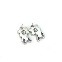 Load image into Gallery viewer, Nicky Butler SS Rhodolite Garnet Multi Gem Button Earrings