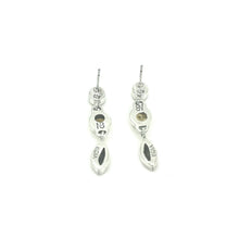 Load image into Gallery viewer, Nicky Butler SS Smokey Quartz Multi Gem Marquise Drop Earrings