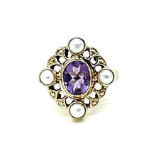 Load image into Gallery viewer, Nicky Butler Bronze Amethyst &amp; FWP Openwork Ring