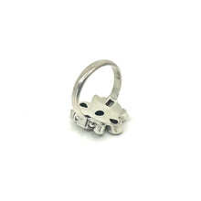 Load image into Gallery viewer, Nicky Butler SS Garnet Multi Gem Flower Ring