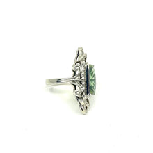Load image into Gallery viewer, Nicky Butler SS Green Quartz Gem Ribbon Ring