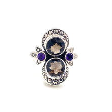 Load image into Gallery viewer, Nicky Butler SS Smokey Quartz Multi Gem Ring