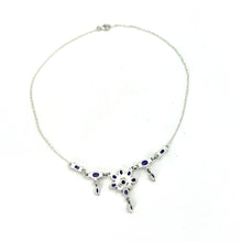 Load image into Gallery viewer, Nicky Butler SS Amethyst Gemstone Drop Necklace