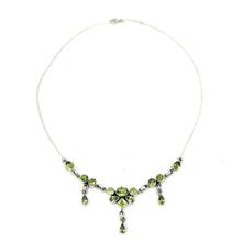 Load image into Gallery viewer, Nicky Butler SS Peridot Gemstone Drop Necklace