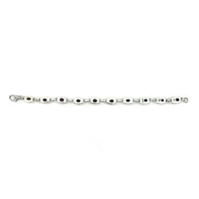 Load image into Gallery viewer, Nicky Butler SS 7" Garnet Gemstone Bracelet