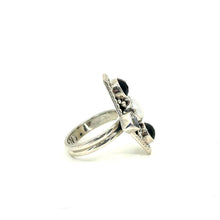 Load image into Gallery viewer, Nicky Butler SS Black Onyx Multi Gem Crest Ring