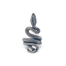 Load image into Gallery viewer, Nicky Butler Fashion Pewter-Tone Serpent Knuckle Ring