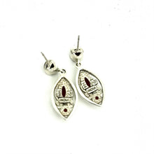 Load image into Gallery viewer, Nicky Butler SS Carnelian Multi Gem Marquise Drop Earrings