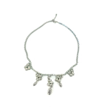 Load image into Gallery viewer, Nicky Butler Fashion Blue Multi Crystal &amp; Rhinestone Marquise Drop Necklace