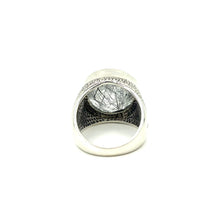 Load image into Gallery viewer, Nicky Butler SS Black Rutilated Quartz Gem Band Ring