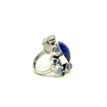 Load image into Gallery viewer, Nicky Butler SS Lapis Lazuli Multi Gem Bold Ring