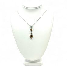 Load image into Gallery viewer, Nicky Butler SS Peach Moonstone &amp; FWP Drop Pendant &amp; Chain
