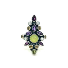 Load image into Gallery viewer, Nicky Butler SS Peri Green Chalcedony Multi Gem Ring