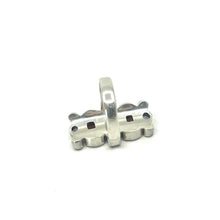 Load image into Gallery viewer, Nicky Butler SS Garnet Multi Gem Shield Ring