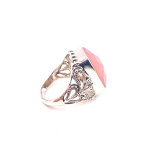 Load image into Gallery viewer, Nicky Butler SS Pink Chalcedony Gem Cushion Ring