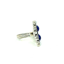 Load image into Gallery viewer, Nicky Butler SS Lapis Multi Gem Cluster Ring