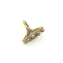Load image into Gallery viewer, Nicky Butler Bronze Garnet Multi Gem Shield Ring