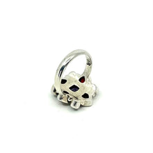 Load image into Gallery viewer, Nicky Butler SS Garnet Multi Gemstone Hearts Ring