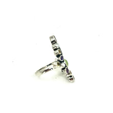 Load image into Gallery viewer, Nicky Butler SS Peri Green Chalcedony Multi Gem Ring