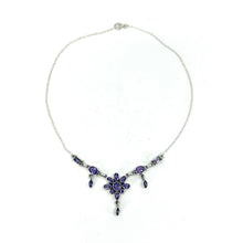 Load image into Gallery viewer, Nicky Butler SS Amethyst Gemstone Drop Necklace