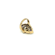 Load image into Gallery viewer, Nicky Butler Bronze Amethyst Multi Gem Ring