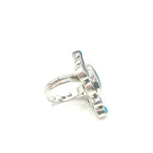 Load image into Gallery viewer, Nicky Butler SS Blue Ribbon Quartz Multi Gem Ring