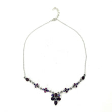 Load image into Gallery viewer, Nicky Butler SS Garnet Multi Gem Necklace