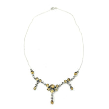Load image into Gallery viewer, Nicky Butler SS Citrine Gemstone Drop Necklace