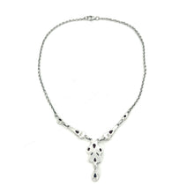 Load image into Gallery viewer, Nicky Butler SS Garnet Multi Gem &amp; FWP Necklace