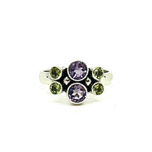 Load image into Gallery viewer, Nicky Butler SS Amethyst Round Multi Gem Gem Ring