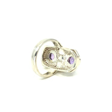 Load image into Gallery viewer, Nicky Butler SS Amethyst &amp; Citrine Multi Gem Ring