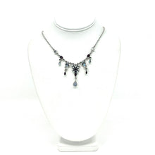 Load image into Gallery viewer, Nicky Butler SS Garnet Multi Gem Drop Necklace