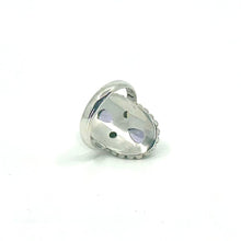 Load image into Gallery viewer, Nicky Butler SS Amethyst Multi Gem Shield Ring