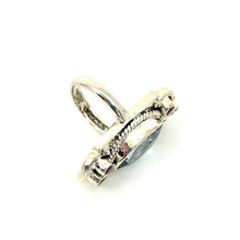 Load image into Gallery viewer, Nicky Butler SS Blue Quartz Multi Gem Arch Ring