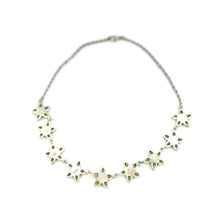 Load image into Gallery viewer, Nicky Butler SS Peridot Multi Gem Flower Necklace