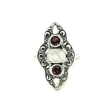 Load image into Gallery viewer, Nicky Butler SS Moonstone Multi Gem Arabesque Ring